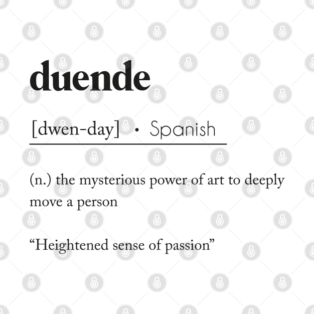 Duende Definition by jellytalk