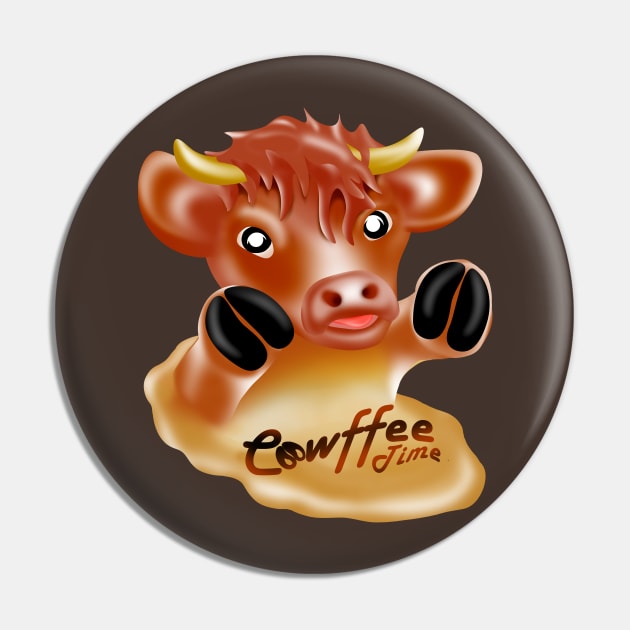 Scottish Highland Cow love coffee, capuccino Pin by AdishPr