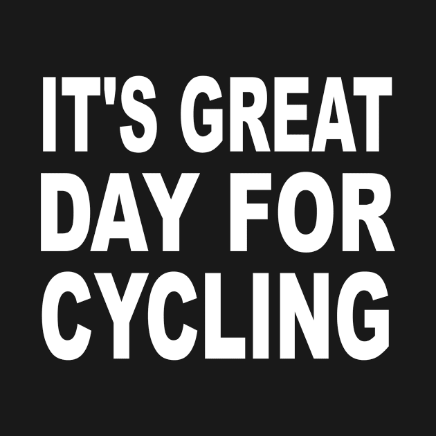 It's Great Day For Cycling by soufyane