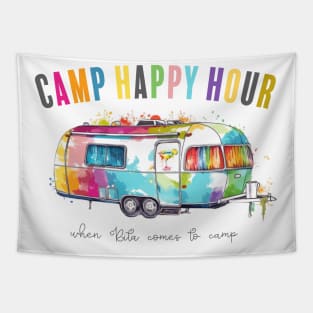 Camp Happy Hour Tapestry