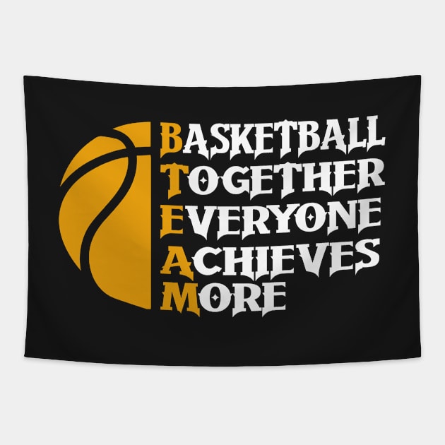 Basketball together Tapestry by omnia34