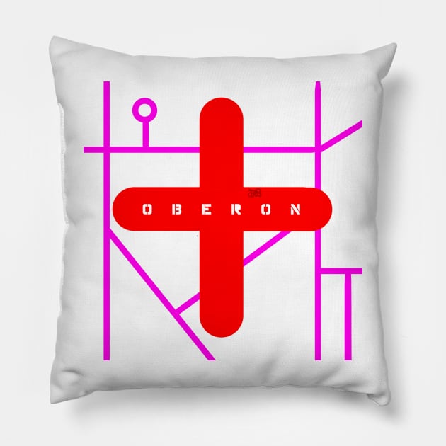 Oberon Logo Pillow by Flaincot