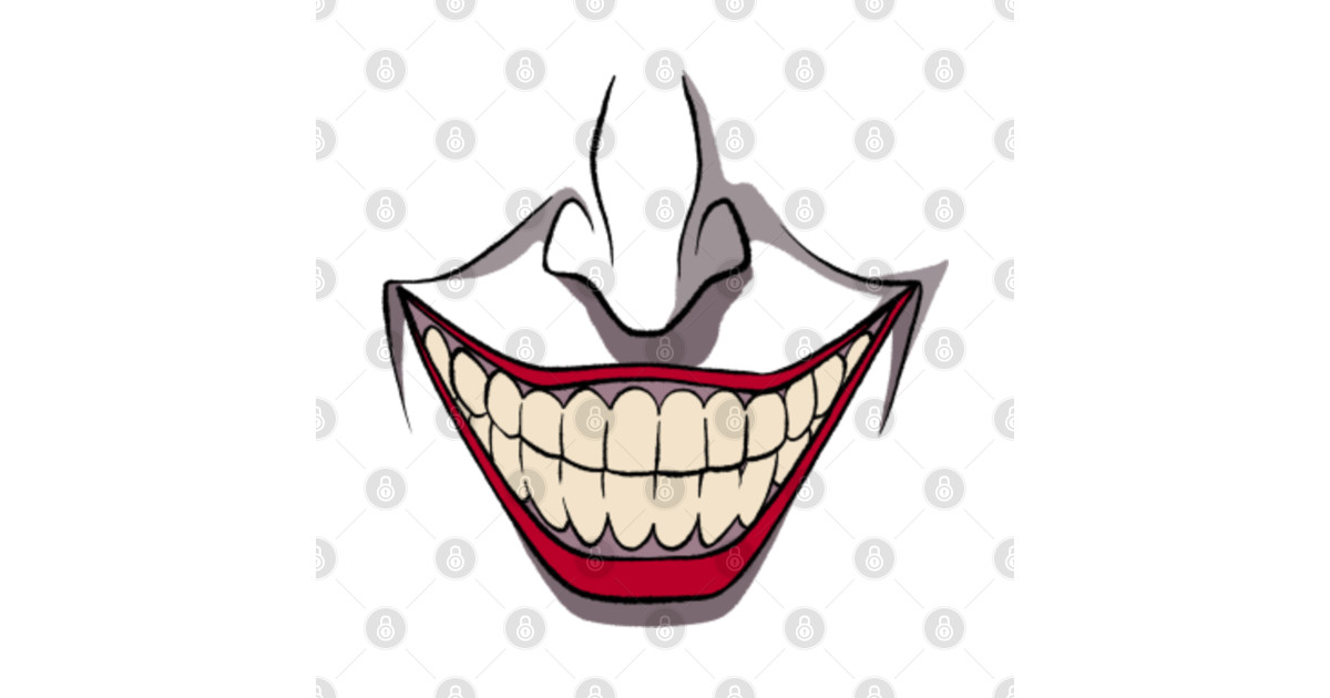 Psycho Smile - Joker - Posters and Art Prints | TeePublic