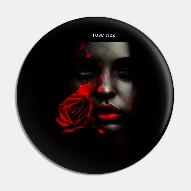 Rose Rizz Pin by Phantom Troupe