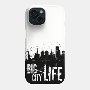 big city life black n white Phone Case