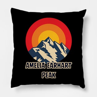 Amelia Earhart Peak Pillow