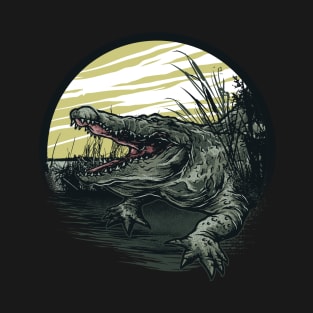 Crocodile Design T-Shirt