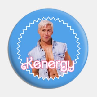 Kenergy Barbie Movie merch. Just Ken Pin