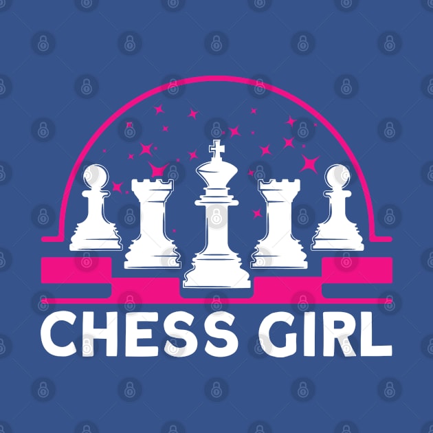 Chess Girl Chess Player by Toeffishirts