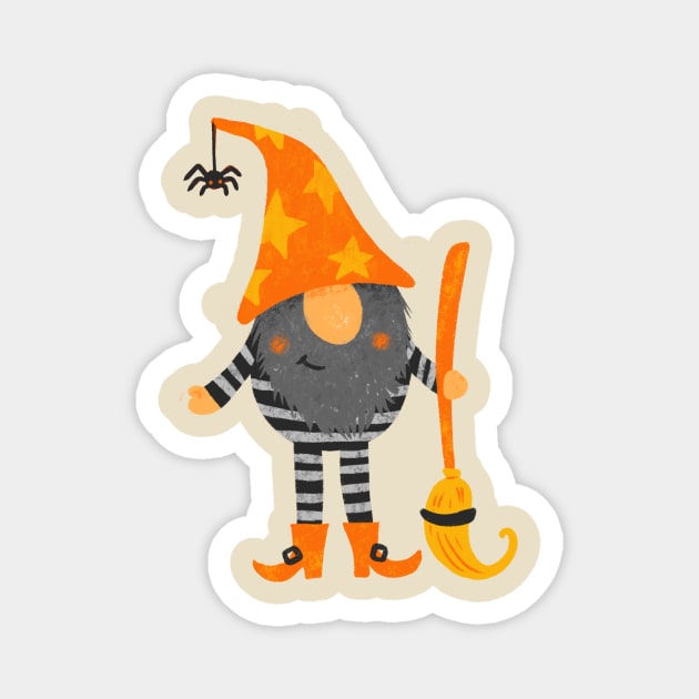 Halloween Gnomes Magnet by Alexandra Franzese