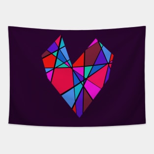 Fractured heart Tapestry