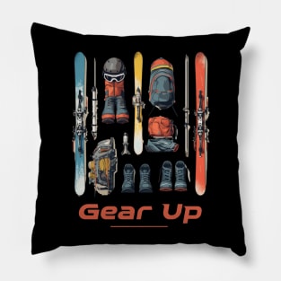 Ski Gear Design Pillow