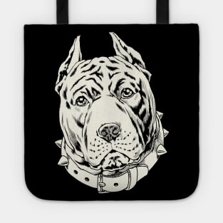 Puzzled Pitbull Tote