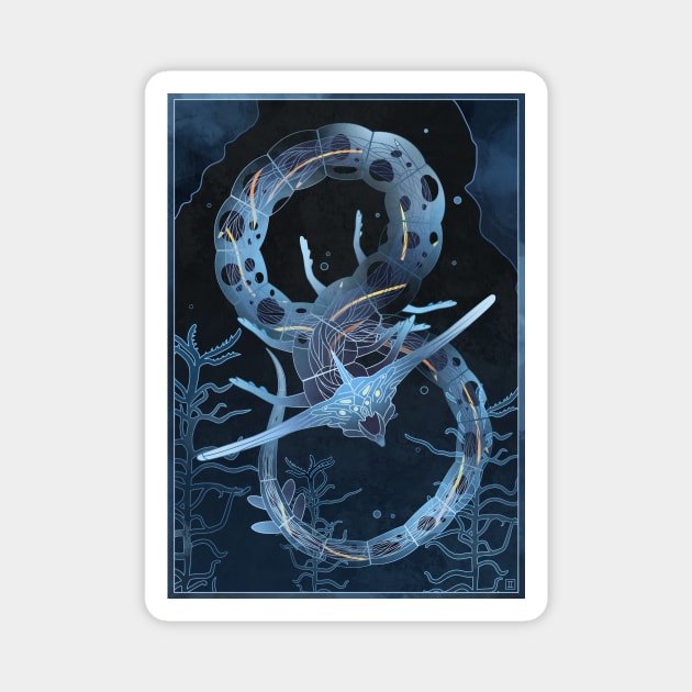 Ghost Leviathan Magnet by Ilona's Store