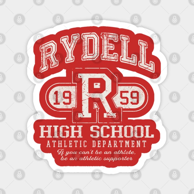 Rydell High School Class of 1959 Worn Magnet by Alema Art