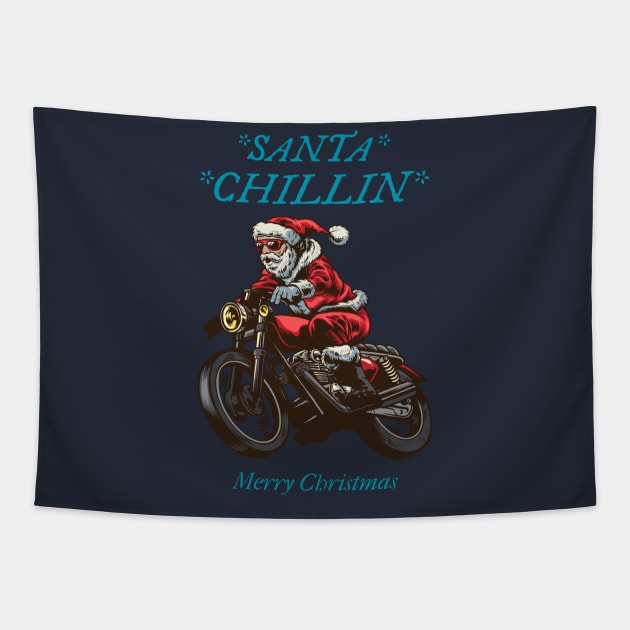 chritmas riders Tapestry by bodyinsurf