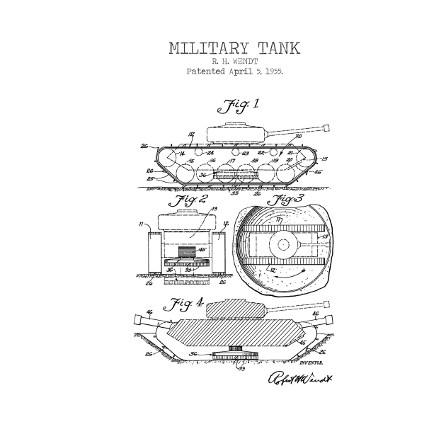 MILITARY TANK patent by Dennson Creative