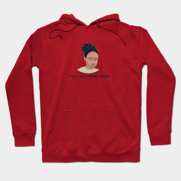 broke artist hoodie