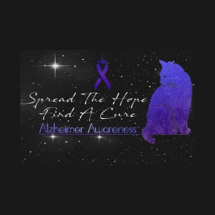 Alzheimer Awareness Spread The Hope Find A Cure Gift T-Shirt