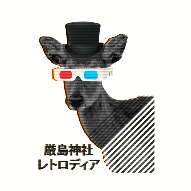 Retro Deer | Japan by Amyiaht