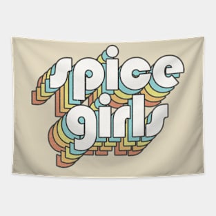 Retro Spice Girls Tapestry