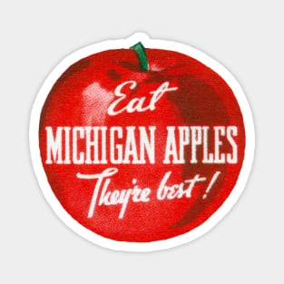 1940s Eat Michigan Apples Magnet