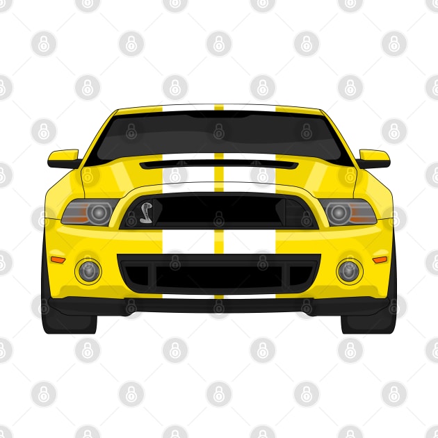 MUSTANG SHELBY GT500 YELLOW by VENZ0LIC