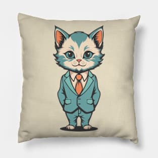 Business Cat Pillow