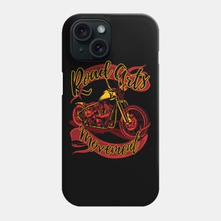 Road arts movement, old school bike, custome bike, Arts on the road Phone Case