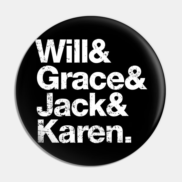 Will Grace Jack Karen Pin by A-team