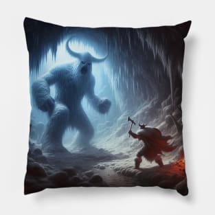 Ice Giant confrontation Pillow