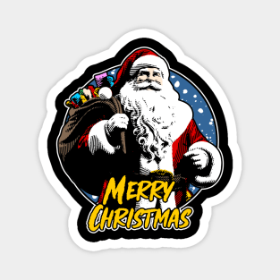 Santa / Merry Christmas Magnet