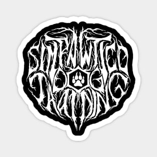 Black Metal Logo Magnet