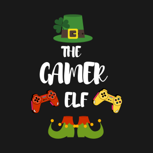 christmas in quarantine - The gamer elf T-Shirt