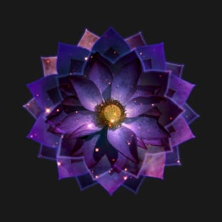 Mystical Lotus flower Mandala, New Age T-Shirt
