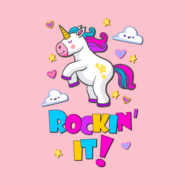 Rocking It Dancing Unicorn by AlondraHanley