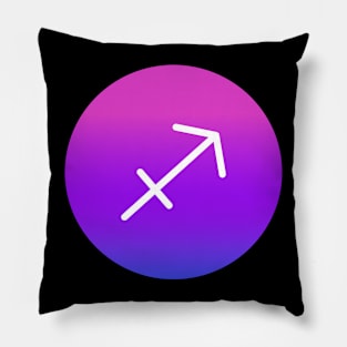 Gradient Zodiac Sagittarius Pillow