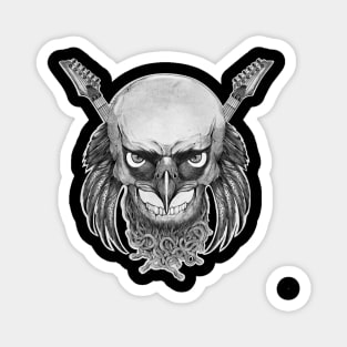 ROCK SKULL Magnet