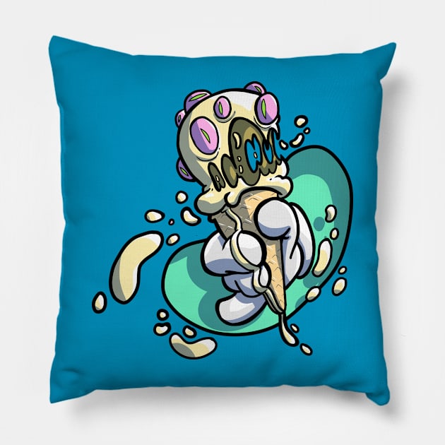 Eyes Scream - Vanilla Pillow by davor