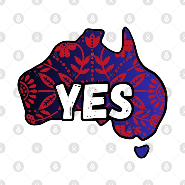 Yes Vote To The Voice Uluru Statement To Parliament Gifts by AdawiArt