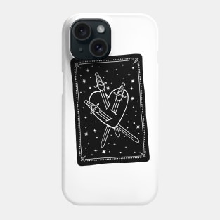 Three of Swords Tarot Phone Case