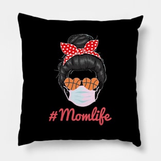 Mom Life Basketball Mothers Day Face Pillow