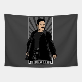 Tesla as Neo from the Matrix Tapestry