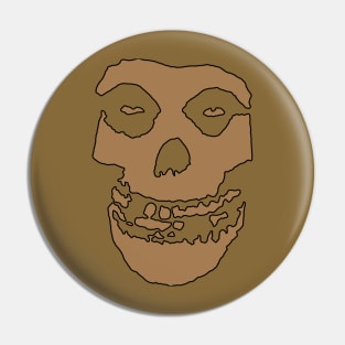 Crimson Ghost - Brown Solid Pin