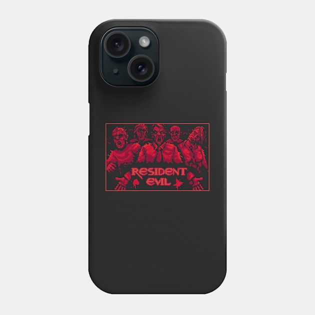 Resident Evil Pixel Art Phone Case by AlleenasPixels