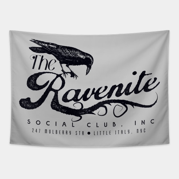 The Ravenite Social Club // Gotti Mob Mafia NYC Tapestry by darklordpug