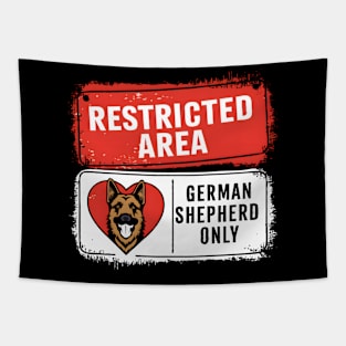 German Shepherd Only Love Dog Lover Father's Day Tapestry