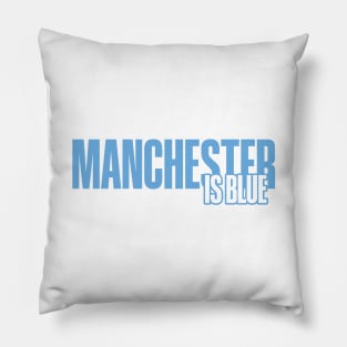 Manchester is Blue Pillow