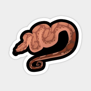 Red Boa Constrictor Magnet