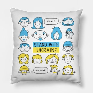 Stand With Ukraine Pillow